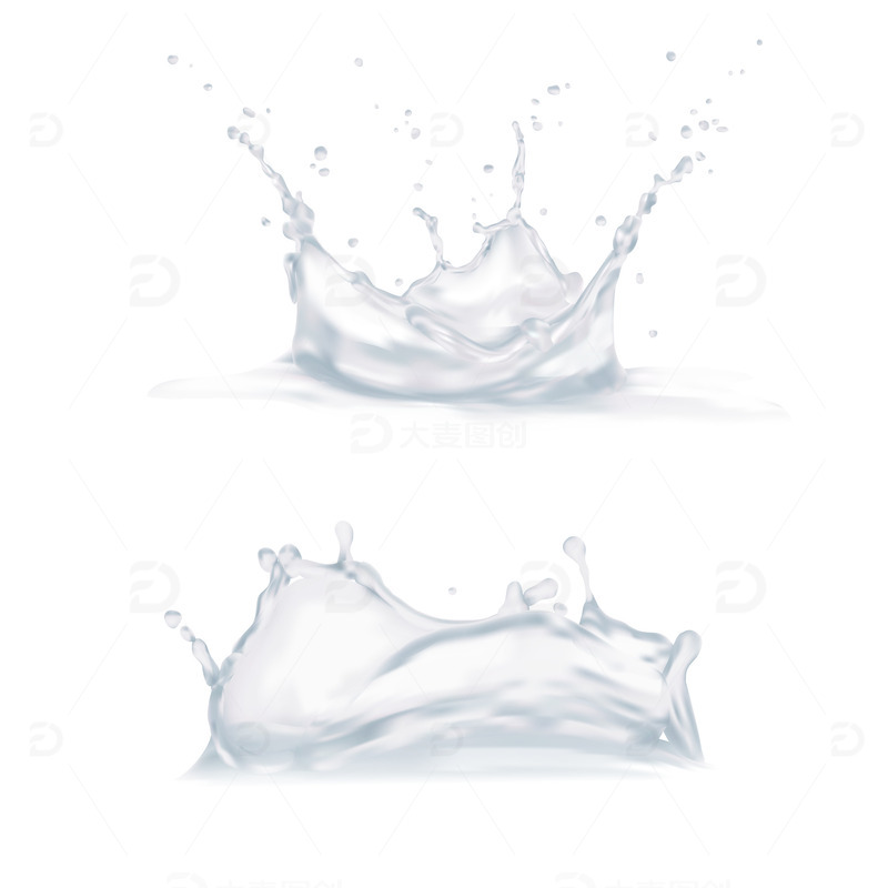 水效果水特效水珠水花流动水浪