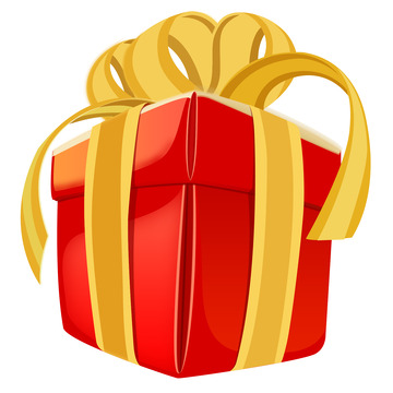 手绘风红包礼盒活动大礼包大促弹屏素材