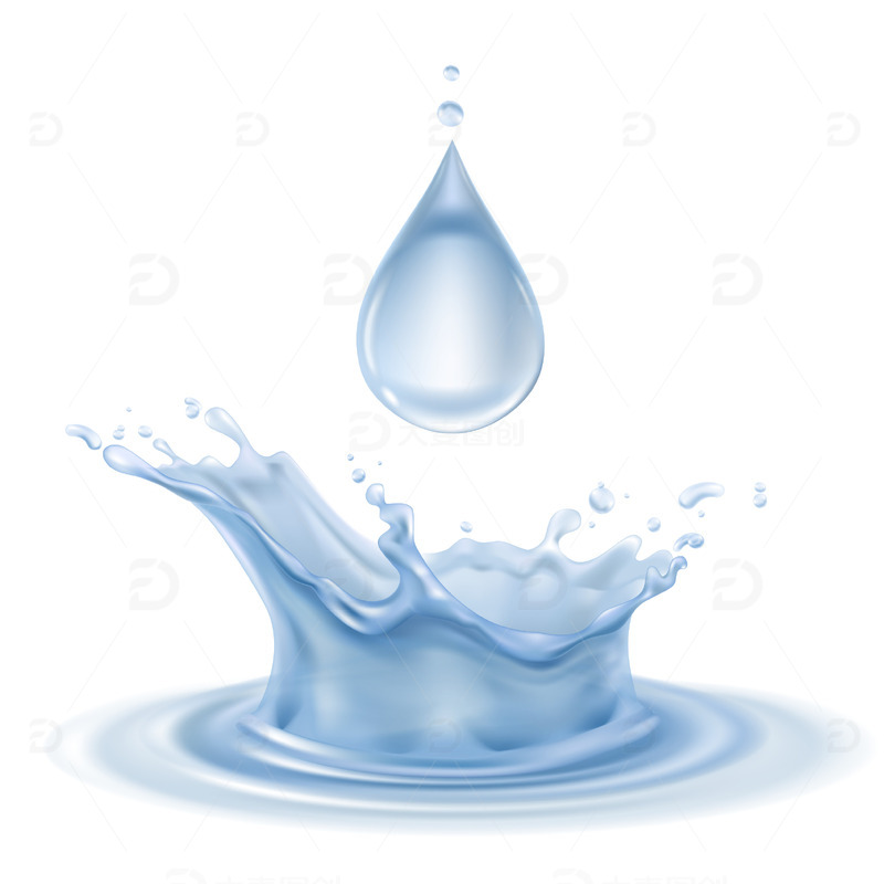 水效果水特效水珠水花流动水浪美妆精华