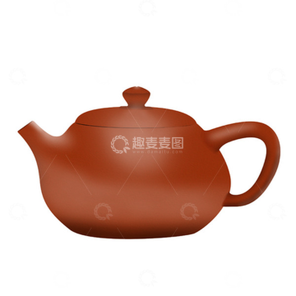 源文件下载【趣麦麦图】-紫砂壶泡茶壶春茶茶壶陶瓷卡通元素