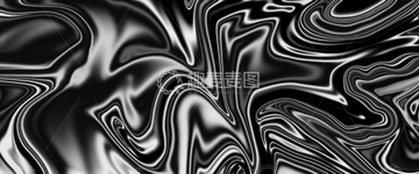 源文件下载【趣麦麦图】黑色液体液态质感高端背景