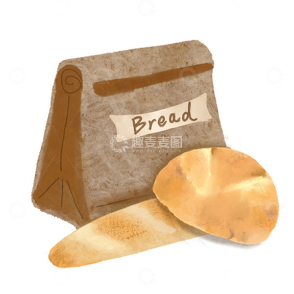 源文件下载【趣麦麦图】面包包装糕点烘培好吃