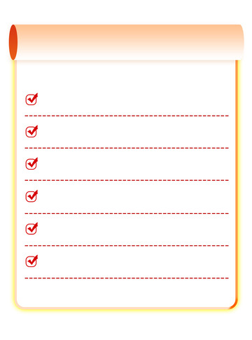边框背景文字框清单列表