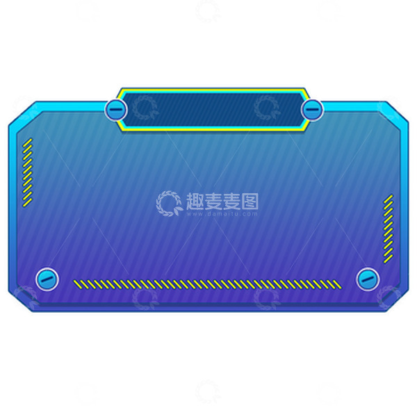 源文件下载【趣麦麦图】蓝色时尚科技大数据可视化标题文本边框