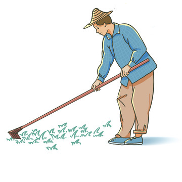 劳动节简约传统农耕种地丰收名俗文化