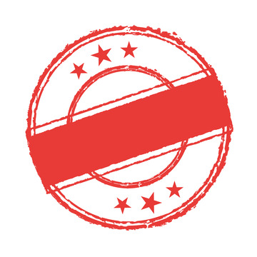 中国风传统篆刻红色印章图章