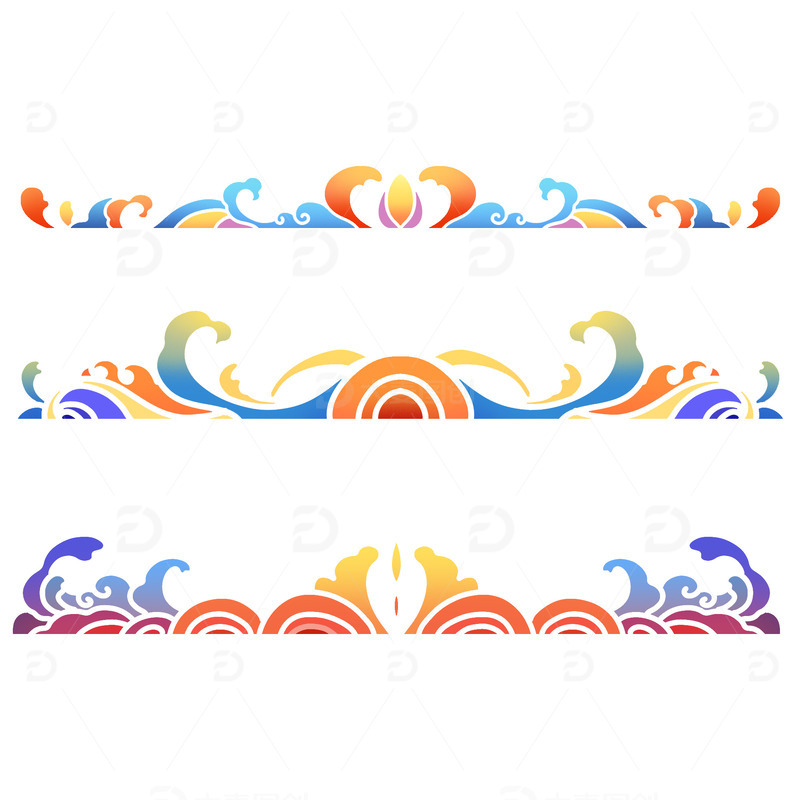 国风传统纹样边框