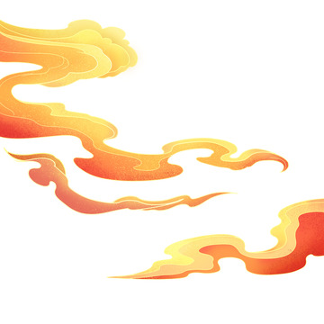 国潮风祥云元素