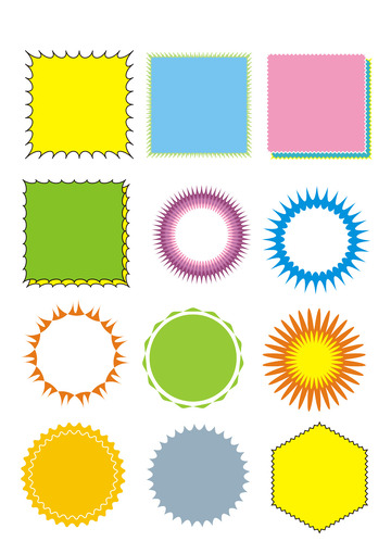 卡通彩色手绘便利贴