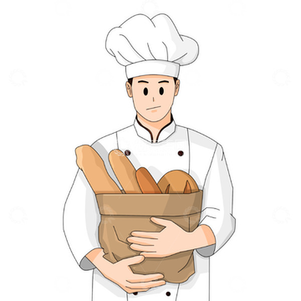 源文件下载【趣麦麦图】烘焙职业厨师甜点师面包