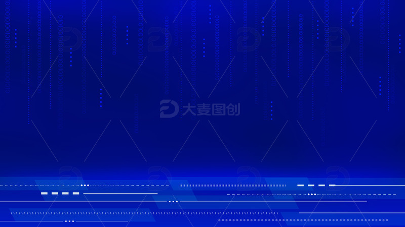 源文件下载【趣麦麦图】蓝色科技未来智能数字化