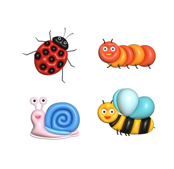 AI膨胀效果小动物