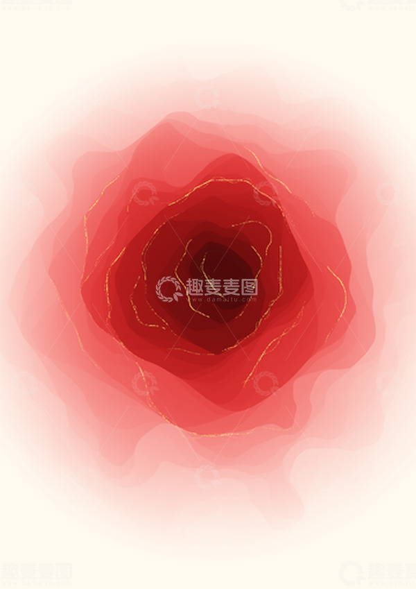 源文件下载【趣麦麦图】唯美梦幻渐变玫瑰背景图