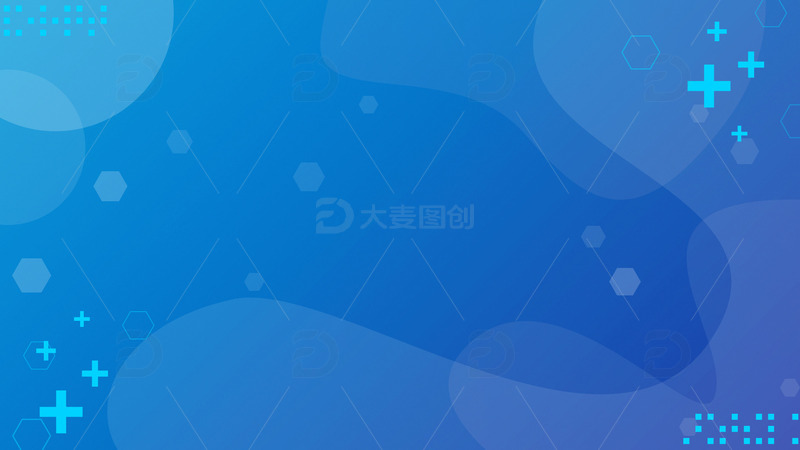 源文件下载【趣麦麦图】蓝色科技智能医疗