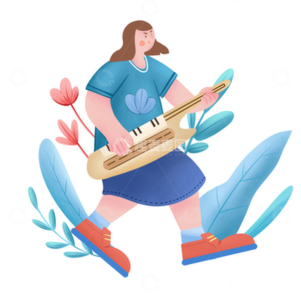 源文件下载【趣麦麦图】卡通手绘五四青年小素材