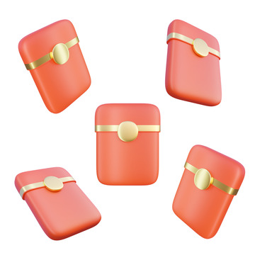 3D红包福袋礼盒优惠券