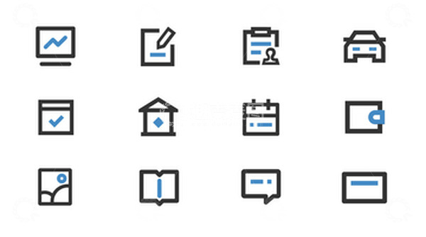 源文件下载【趣麦麦图】icon UI营销类图标元素