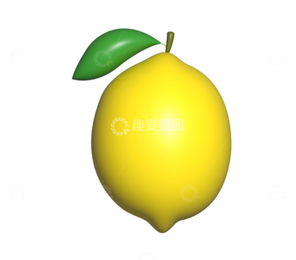 源文件下载【趣麦麦图】AI膨胀效果水果柠檬