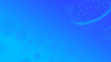 蓝色渐变科技几何星球背景