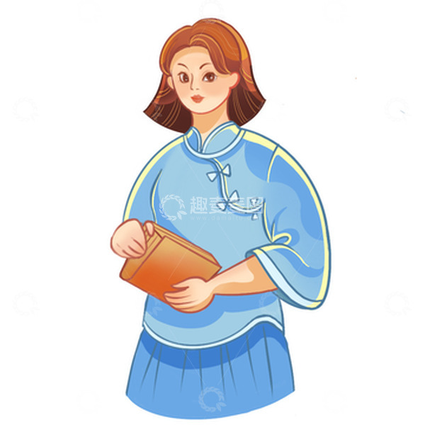 源文件下载【趣麦麦图】五四青年节复古国潮民国学生读书劳动奋斗