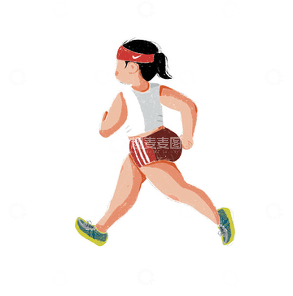 源文件下载【趣麦麦图】五四青年节、运动少年、少年跑步、跑步