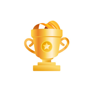 亚运会奖杯运动会矢量