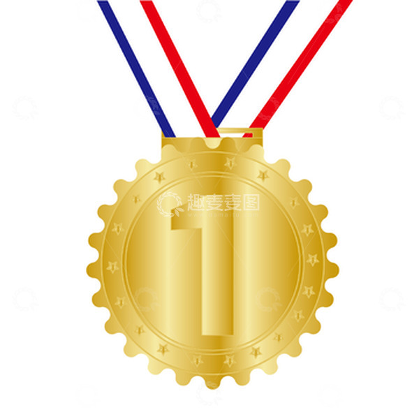 源文件下载【趣麦麦图】亚运会第一名金奖牌