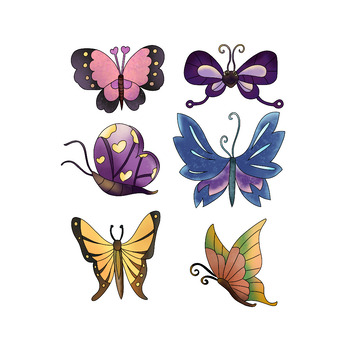 夏天的蝴蝶  一群蝴蝶