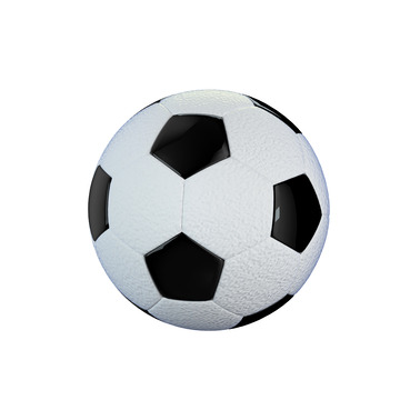 3D运动足球C4D模型