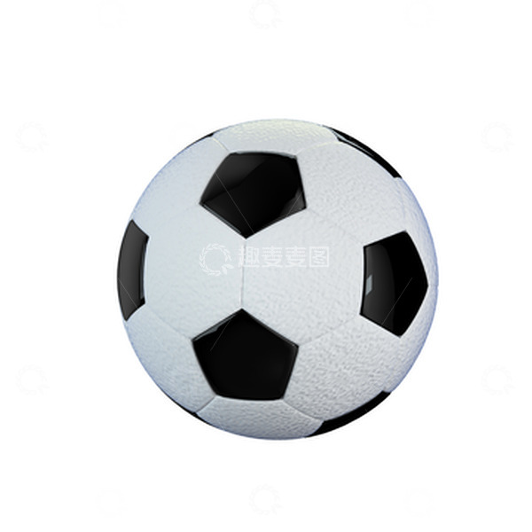 源文件下载【趣麦麦图】-3D运动足球C4D模型