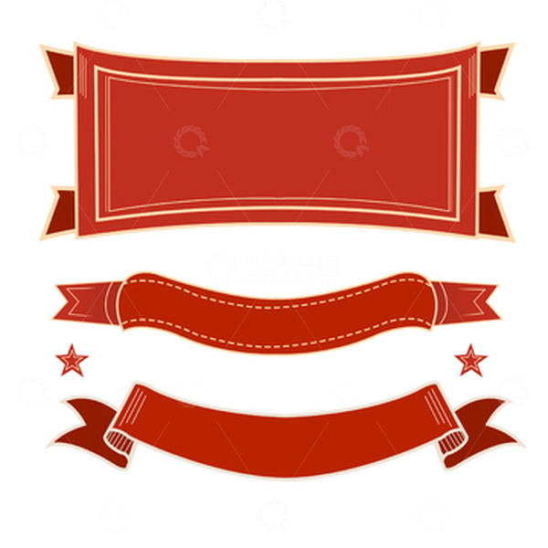 源文件下载【趣麦麦图】-劳动节五四青年节红黄复古中国风边框