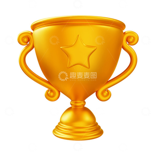 源文件下载【趣麦麦图】3D奖杯金杯运动会比赛亚运会