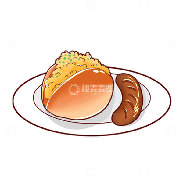 源文件下载【趣麦麦图】简单美味早餐