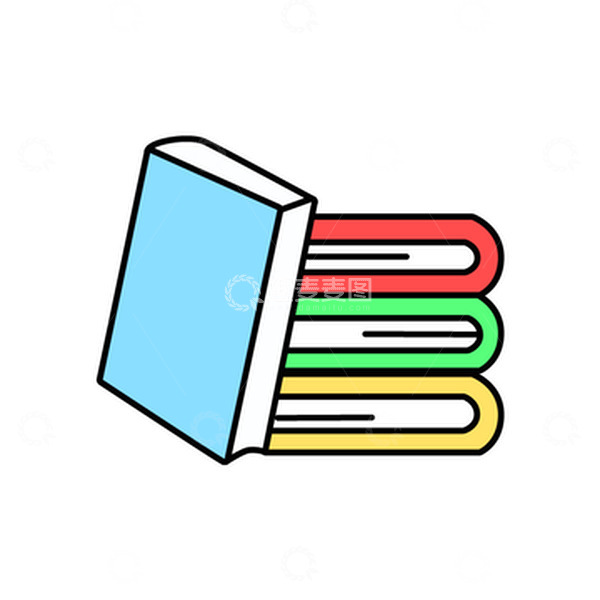 源文件下载【趣麦麦图】书简约卡通手绘彩色