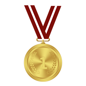 亚运会金牌矢量元素