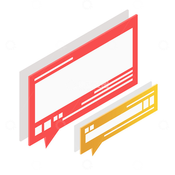 源文件下载【趣麦麦图】手绘渐变交流边框元素