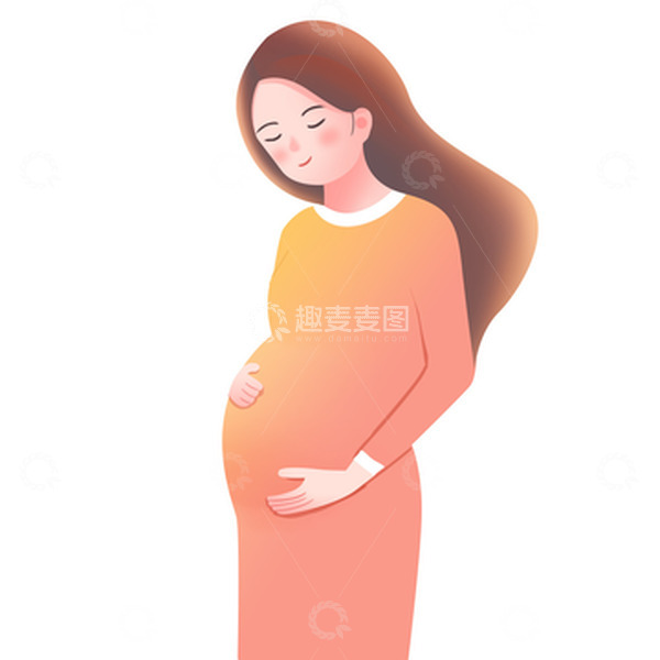 母亲节怀孕的妈妈元素