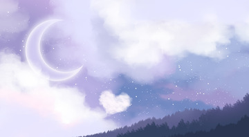 梦幻星空浪漫场景