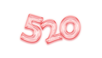 520创意果冻流体文字艺术字