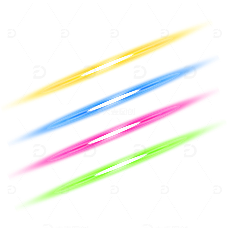 源文件下载【趣麦麦图】光线线条装饰元素