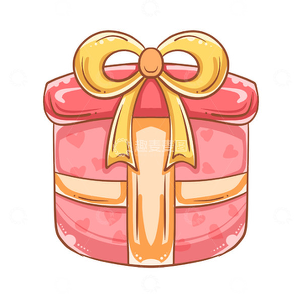 源文件下载【趣麦麦图】520礼物手绘元素