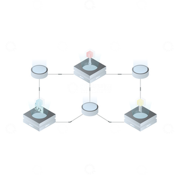源文件下载【趣麦麦图】2.5D科技代码设计专业元素