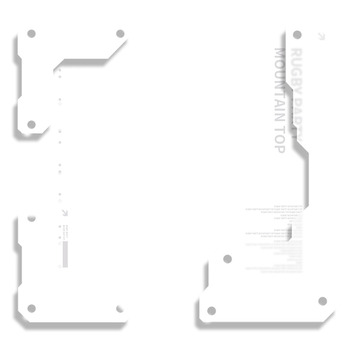 机械风透明磨砂玻璃边框
