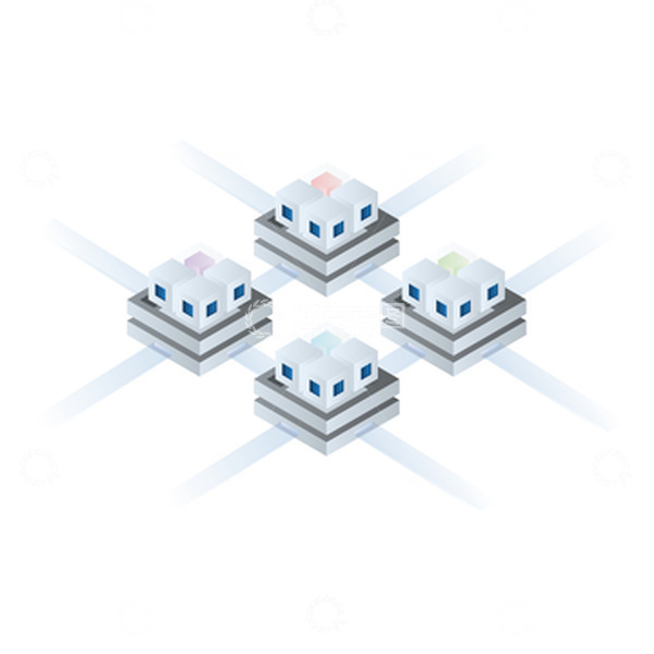 源文件下载【趣麦麦图】2.5D大数据信息化数据库连接元素