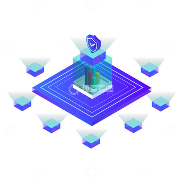 源文件下载【趣麦麦图】2.5D信息可视化科技感元素