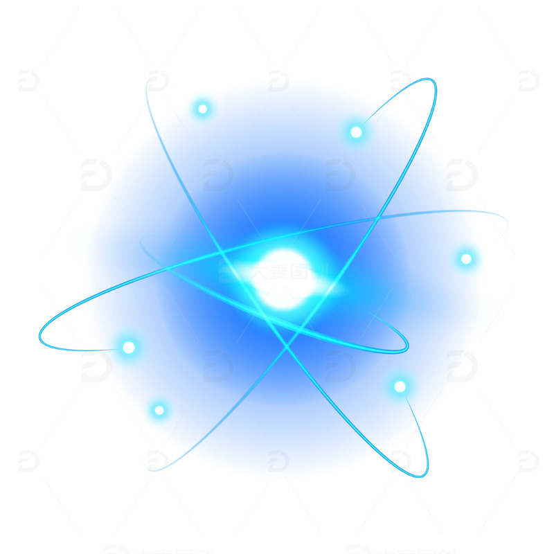 源文件下载【趣麦麦图】蓝色科技可视化线条矢量元素