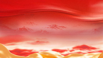 红色喜庆大气节日活动背景