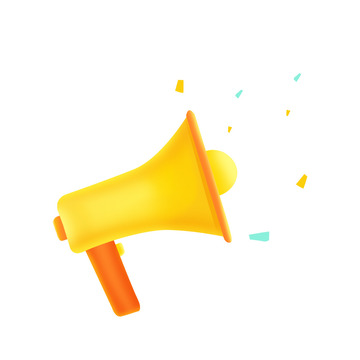 促销大喇叭元素