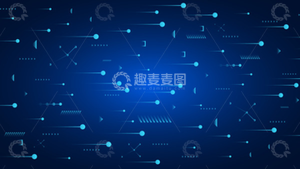 源文件下载【趣麦麦图】矢量科技感线条图形