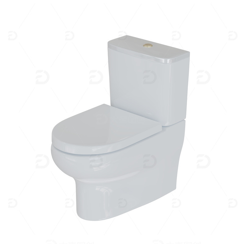 3D立体马桶卫浴家装模型